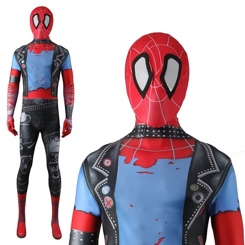 Nuovo punk spiderman tuta - nuovo,