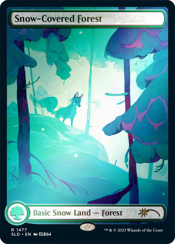 Snow covered forest - snow-covered,