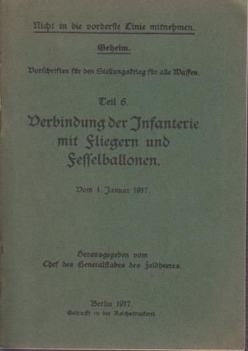 Verbindung der infanterie mit - der,