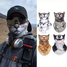 ? Maschera 3D Cat Dog Design – Full Face Protettiva UV Traspirante