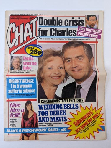 Vintage chat magazine - vintage,
