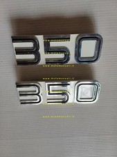 Ducati 350 GTL coppia fregi fiancatine originali nuovi NOS sidepanels badges