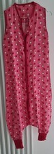 Sacco Nanna Slumbersac ROSA con Mele  120CM  Con Piedini 4-6 ANNI - 0.2TOG