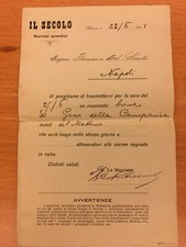 Letter signed giuseppe - letter,