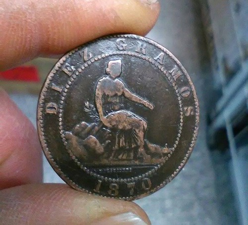 Spagna centesimi 1870 raro - spagna, 10