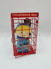 Salvadanaio Vintage Kawaii Cute Bimbo Con Cabina Telefonica