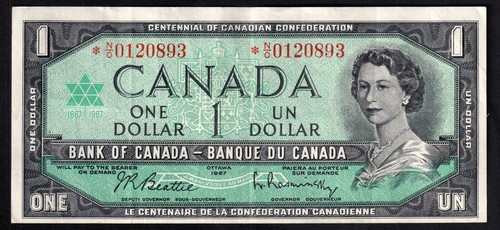 Canada 1967 one dollar - canada,