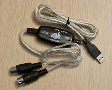 CONVERTITORE CAVO USB to MIDI INPUT/OUTPUT AUDIO