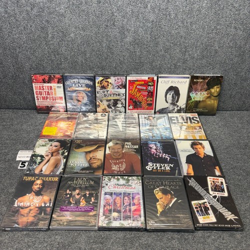 Music dvd lot - tupac, toby