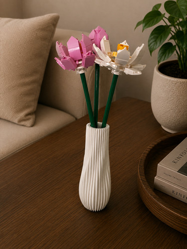 Vaso per lego fiori loto - vaso,