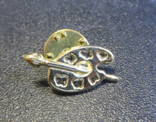 PIN SPILLA - TAVOLOZZA DA PITTORE / PENNELLO -