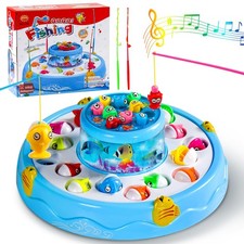 Gioco Pesca Pesci Calamita Giochi Bambini 2 3 Anni 2 in 1 Pesca Pesciolini Gioco