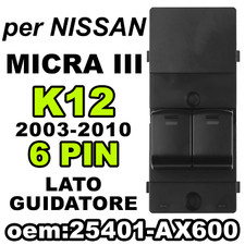 Pulsantiera Alzacristalli