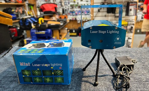 Mini luce scena - scena, laser