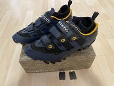 Shimano SH-M150 Blu Nero 44 Scarpe Uomo Bici Corsa Bike SPD Velcro ✅