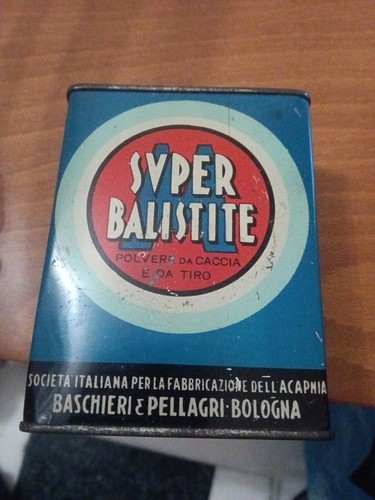 Scatola latte super - latte, balistite
