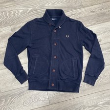 Cardigan uomo Fred Perry blu