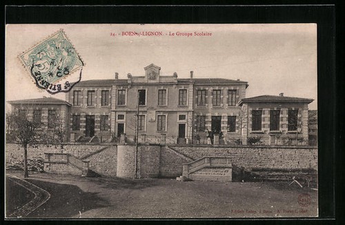 Cpa boen sur - boen-sur-lignon,, le