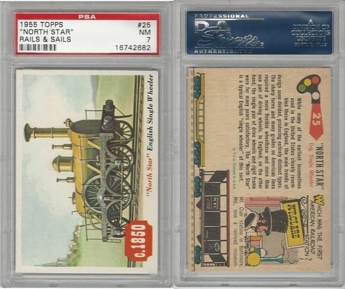 1955 topps rails sails - 1955, #25