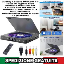 Mini Lettore CD DVD Portatile