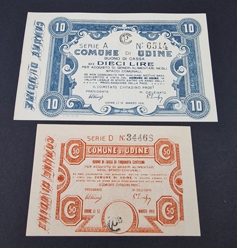Buono cassa dieci lire - 10, e
