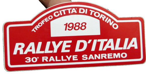 Adesivo rallye sanremo - adesivo,