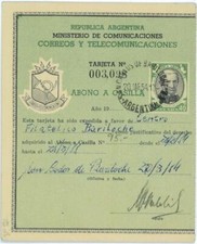 98917 - ARGENTINA - STORIA POSTALE - CARTOLERIA 1954 - iscrizione PO BOX
