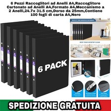 6 Raccoglitori ad 2 Anelli
