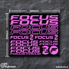 Focus set adesivi rosa | set