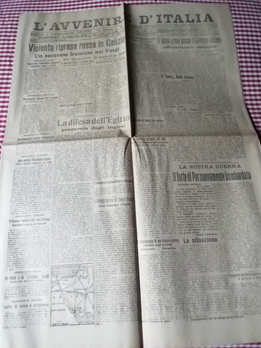 Ww1 giornale dicembre - giornale, 1915