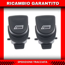 Pulsante alzavetro PER ALFA ROMEO 147 GT tasto finestrino con simbolo [2 PEZZI]