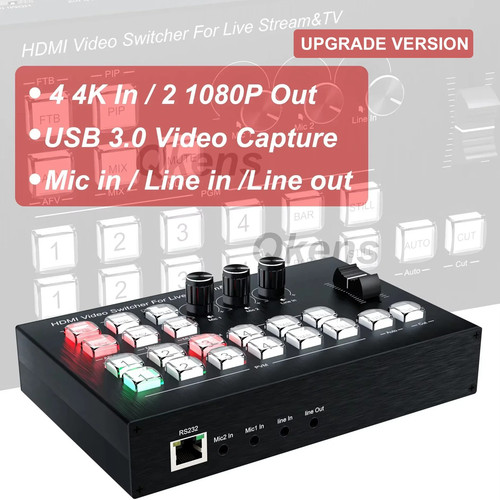 Switch mixer video hdmi - mixer, 4