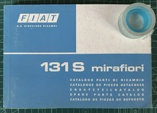 Raro Catalogo Parti di Ricambio FIAT 131 S Mirafiori-1 Ed.1975