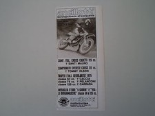 advertising Pubblicità 1975 MOTO ANCILLOTTI 125 CROSS e MAURO SANTI