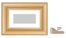 Cornice in legno grezzo a