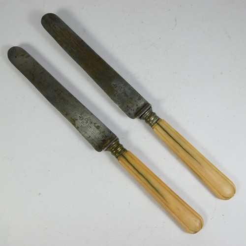 S851 coppia antichi coltelli - coppia,
