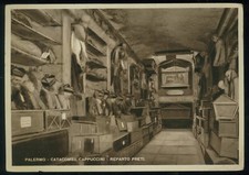 PALERMO -CATACOMBE CAPPUCCINI REPARTO PRETI CARTOLINA