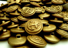 Lot de 10 boutons métal 21mm