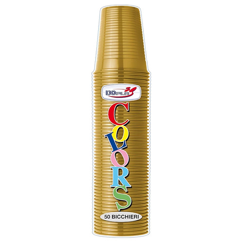 Bicchieri oro 200ml - 200ml, in