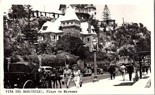 Cartolina epoca rppc viña - cartolina,