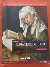 Il Piacere Dei Testi Dalle Origini All’etá Comunale Volume 1