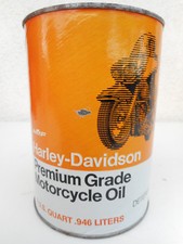 Harley Davidson vecchia lattina olio motore vintage motor oil can
