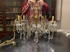Lampadario Cristallo Vintage A