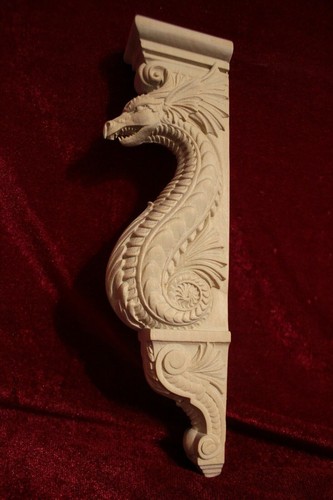 Corbel drago mensola in - ,