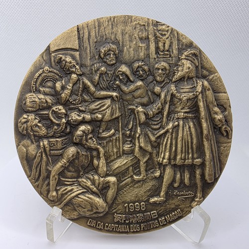 Medaglia bronzo macao - bronzo,