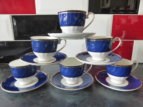 Set sei tazze piattini - set,