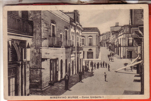 Cartolina minervino murge - cartolina,