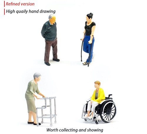 Painted figure mini - 1:64,