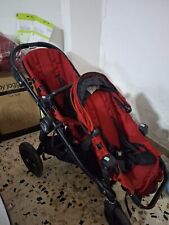 Trio gemellare Baby Jogger City Select red completo di tutti gli accessori