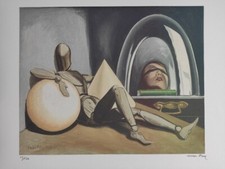 Firmato Man Ray - Aline et